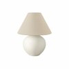 Monarch Specialties Lighting, 16 in.H, Table Lamp, Cream Shade, Cream Ceramic, Contemporary I 9631